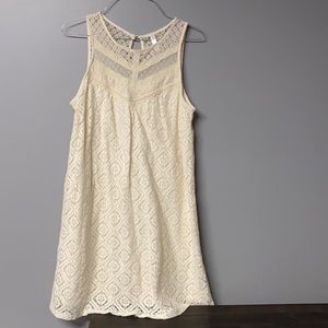 Cream / off white lace dress